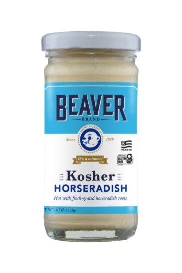 Beaver Brand Kosher Horseradish front 4oz