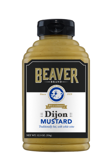 Beaver Brand Dijon Mustard front 12.5oz