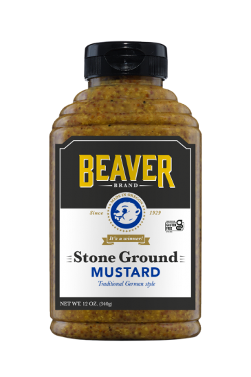 Beaver Brand Stone Ground Mustard front 12oz