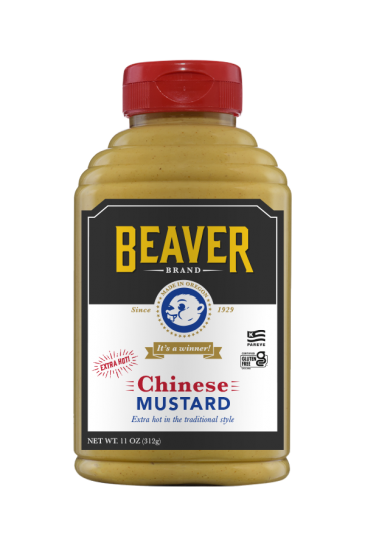 Beaver Brand Chinese Mustard front 11oz