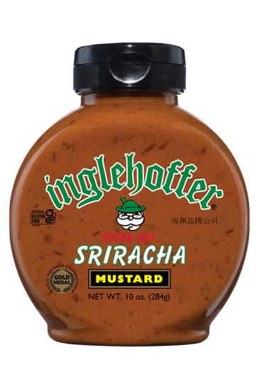 Inglehoffer Extra Hot Sriracha Mustard front 10oz